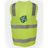 JB's Hi Vis (D+N) Zip Safety Vest Thumbnail