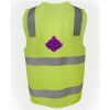 JB's Hi Vis (D+N) Zip Safety Vest Thumbnail