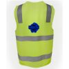 JB's Hi Vis (D+N) Zip Safety Vest Thumbnail