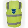 JB's Hi Vis (D+N) Zip Safety Vest Thumbnail