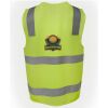 JB's Hi Vis (D+N) Zip Safety Vest Thumbnail
