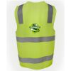 JB's Hi Vis (D+N) Zip Safety Vest Thumbnail