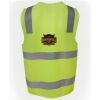 JB's Hi Vis (D+N) Zip Safety Vest Thumbnail