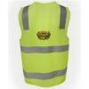 JB's Hi Vis (D+N) Zip Safety Vest Thumbnail