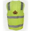 JB's Hi Vis (D+N) Zip Safety Vest Thumbnail