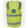 JB's Hi Vis (D+N) Zip Safety Vest Thumbnail
