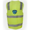 JB's Hi Vis (D+N) Zip Safety Vest Thumbnail