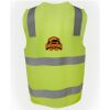 JB's Hi Vis (D+N) Zip Safety Vest Thumbnail