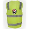 JB's Hi Vis (D+N) Zip Safety Vest Thumbnail