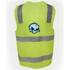 JB's Hi Vis (D+N) Zip Safety Vest Thumbnail