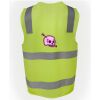 JB's Hi Vis (D+N) Zip Safety Vest Thumbnail
