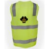 JB's Hi Vis (D+N) Zip Safety Vest Thumbnail