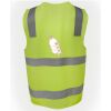 JB's Hi Vis (D+N) Zip Safety Vest Thumbnail