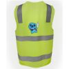 JB's Hi Vis (D+N) Zip Safety Vest Thumbnail