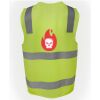 JB's Hi Vis (D+N) Zip Safety Vest Thumbnail