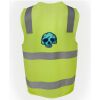 JB's Hi Vis (D+N) Zip Safety Vest Thumbnail