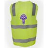 JB's Hi Vis (D+N) Zip Safety Vest Thumbnail
