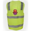 JB's Hi Vis (D+N) Zip Safety Vest Thumbnail
