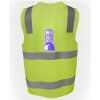 JB's Hi Vis (D+N) Zip Safety Vest Thumbnail