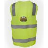 JB's Hi Vis (D+N) Zip Safety Vest Thumbnail