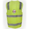JB's Hi Vis (D+N) Zip Safety Vest Thumbnail