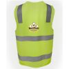 JB's Hi Vis (D+N) Zip Safety Vest Thumbnail