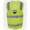JB's Hi Vis (D+N) Zip Safety Vest Thumbnail