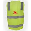 JB's Hi Vis (D+N) Zip Safety Vest Thumbnail