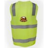 JB's Hi Vis (D+N) Zip Safety Vest Thumbnail
