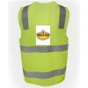 JB's Hi Vis (D+N) Zip Safety Vest Thumbnail