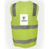 JB's Hi Vis (D+N) Zip Safety Vest Thumbnail