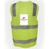 JB's Hi Vis (D+N) Zip Safety Vest Thumbnail