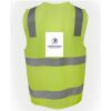 JB's Hi Vis (D+N) Zip Safety Vest Thumbnail