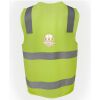 JB's Hi Vis (D+N) Zip Safety Vest Thumbnail