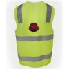 JB's Hi Vis (D+N) Zip Safety Vest Thumbnail