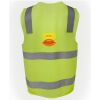 JB's Hi Vis (D+N) Zip Safety Vest Thumbnail