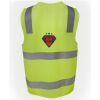 JB's Hi Vis (D+N) Zip Safety Vest Thumbnail