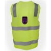 JB's Hi Vis (D+N) Zip Safety Vest Thumbnail