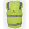 JB's Hi Vis (D+N) Zip Safety Vest Thumbnail