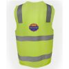 JB's Hi Vis (D+N) Zip Safety Vest Thumbnail