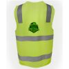 JB's Hi Vis (D+N) Zip Safety Vest Thumbnail