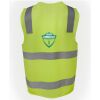 JB's Hi Vis (D+N) Zip Safety Vest Thumbnail
