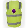 JB's Hi Vis (D+N) Zip Safety Vest Thumbnail