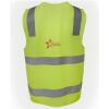 JB's Hi Vis (D+N) Zip Safety Vest Thumbnail