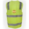 JB's Hi Vis (D+N) Zip Safety Vest Thumbnail