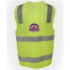 JB's Hi Vis (D+N) Zip Safety Vest Thumbnail