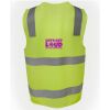 JB's Hi Vis (D+N) Zip Safety Vest Thumbnail