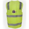 JB's Hi Vis (D+N) Zip Safety Vest Thumbnail
