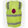 JB's Hi Vis (D+N) Zip Safety Vest Thumbnail