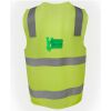 JB's Hi Vis (D+N) Zip Safety Vest Thumbnail